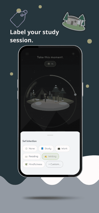 Label your study session